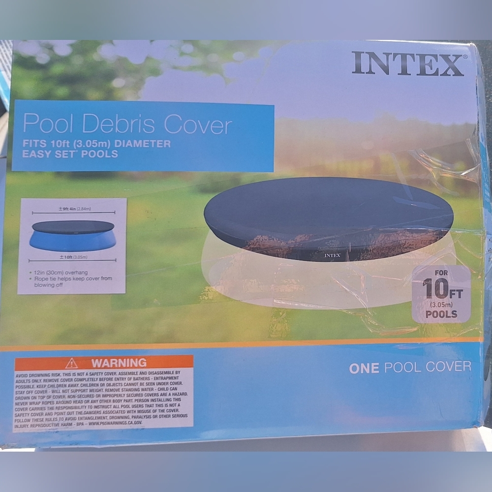 New Intex 10ft Pool Cover